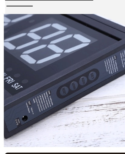 Luminous Clock LED Electronic Clock Digital Perpetual Calendar Living Room Electronic Wall Clock