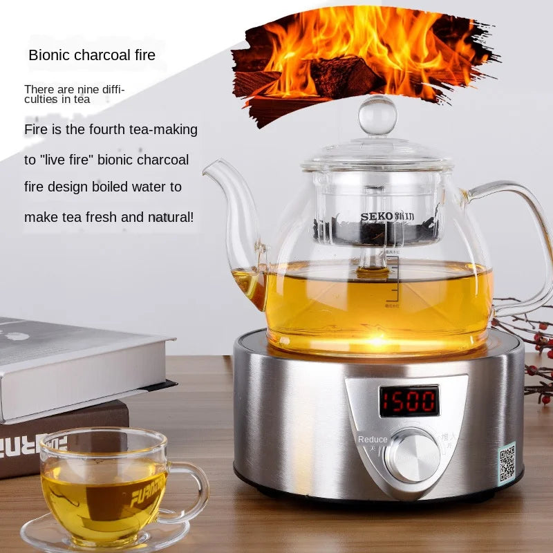 Revolutionize Your Tea Experience: Q9 Smart Tea Stove - Perfect for Travel! - HMroll LLC