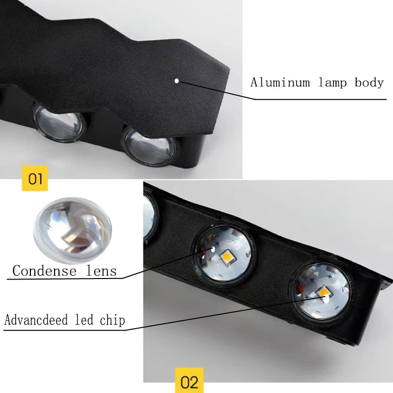 LED Wall Lamp Outdoor Waterproof IP65 - HMroll LLC