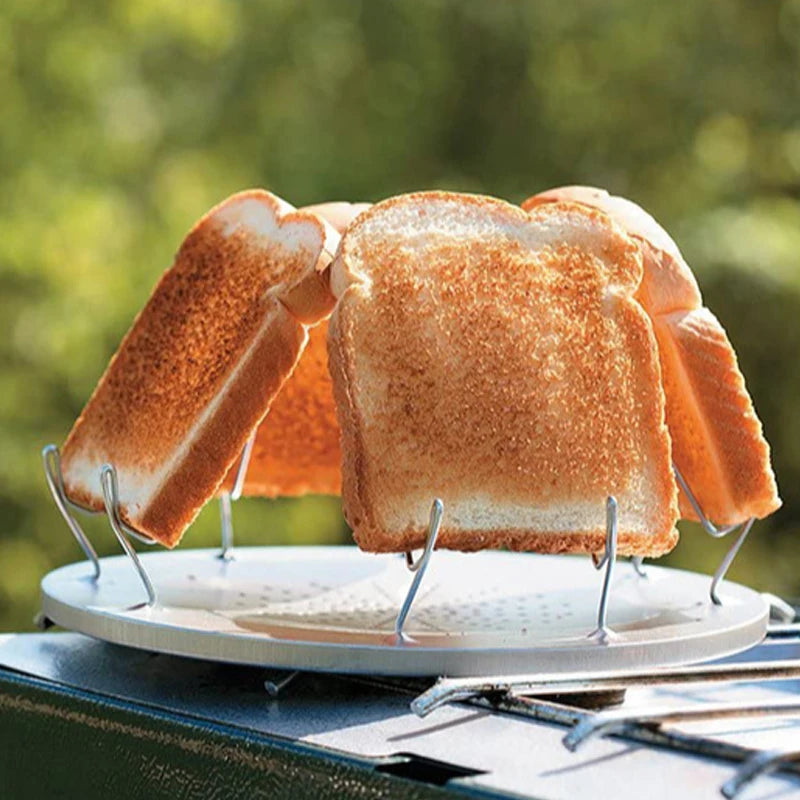 Upgrade Your Camping with Our Portable Stainless Steel Toast Rack - Multi-Purpose & Durable! - HMroll LLC
