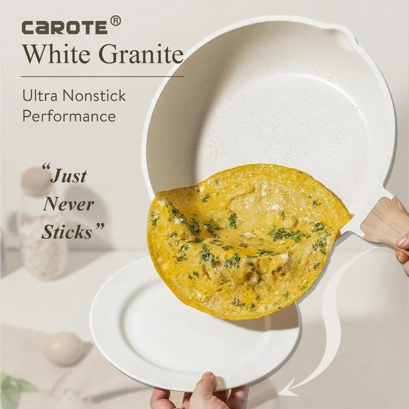 CAROTE 21-Piece Nonstick Cookware Set - HMroll LLC