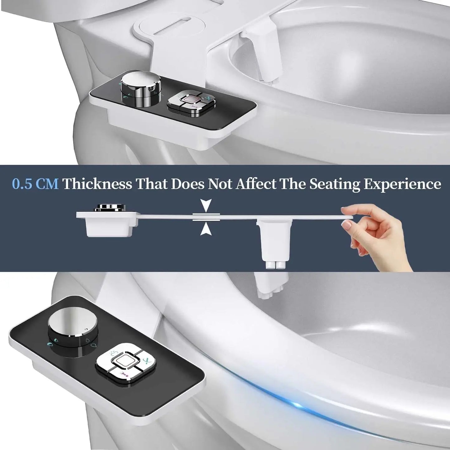 SAMODRA Ultra-Slim Bidet Attachment for Toilet: Elevate Your Hygiene Experience! - HMroll LLC