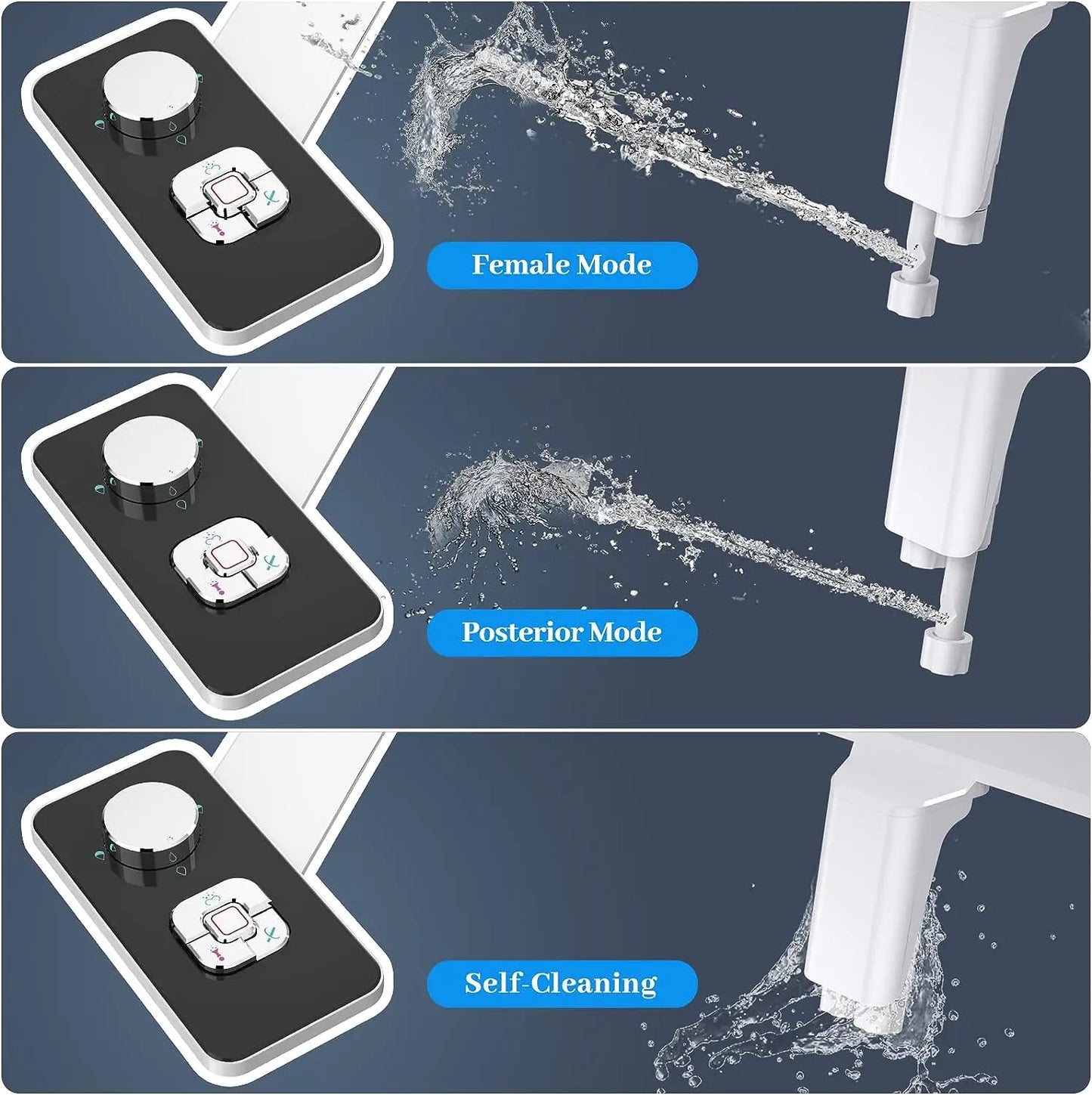 SAMODRA Ultra-Slim Bidet Attachment for Toilet: Elevate Your Hygiene Experience! - HMroll LLC
