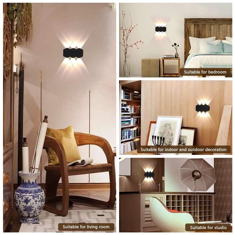 LED Wall Lamp Outdoor Waterproof IP65 - HMroll LLC