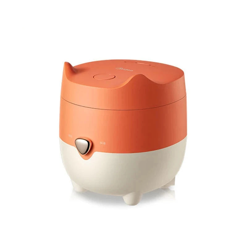 Upgrade Your Kitchen with the Adorable Kawayi Kitty Mini Rice Cooker - 1.2L Domestic Cooking Pot with Smart One-Key Function - HMroll LLC