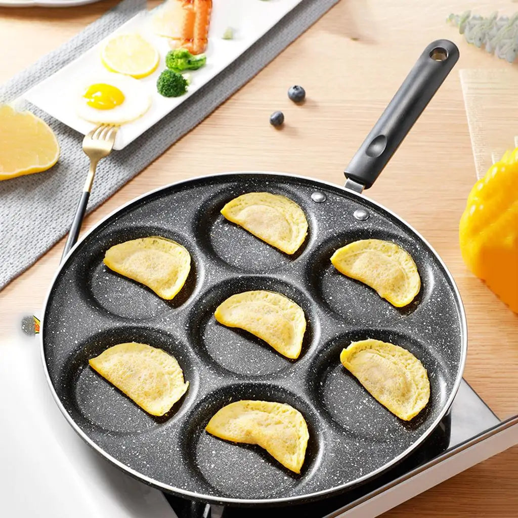 7-Hole Frying Pot Pan - HMroll LLC