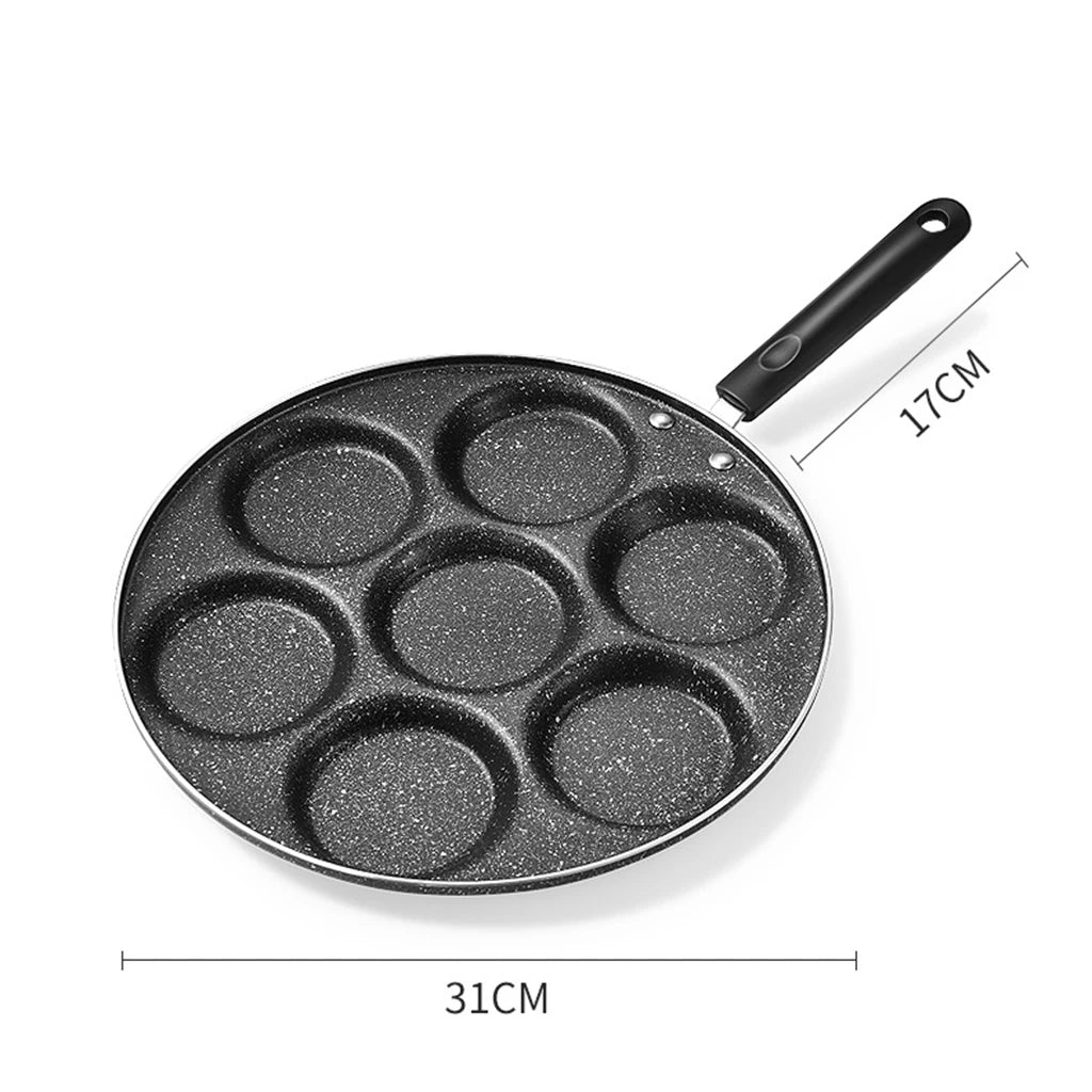 7-Hole Frying Pot Pan - HMroll LLC
