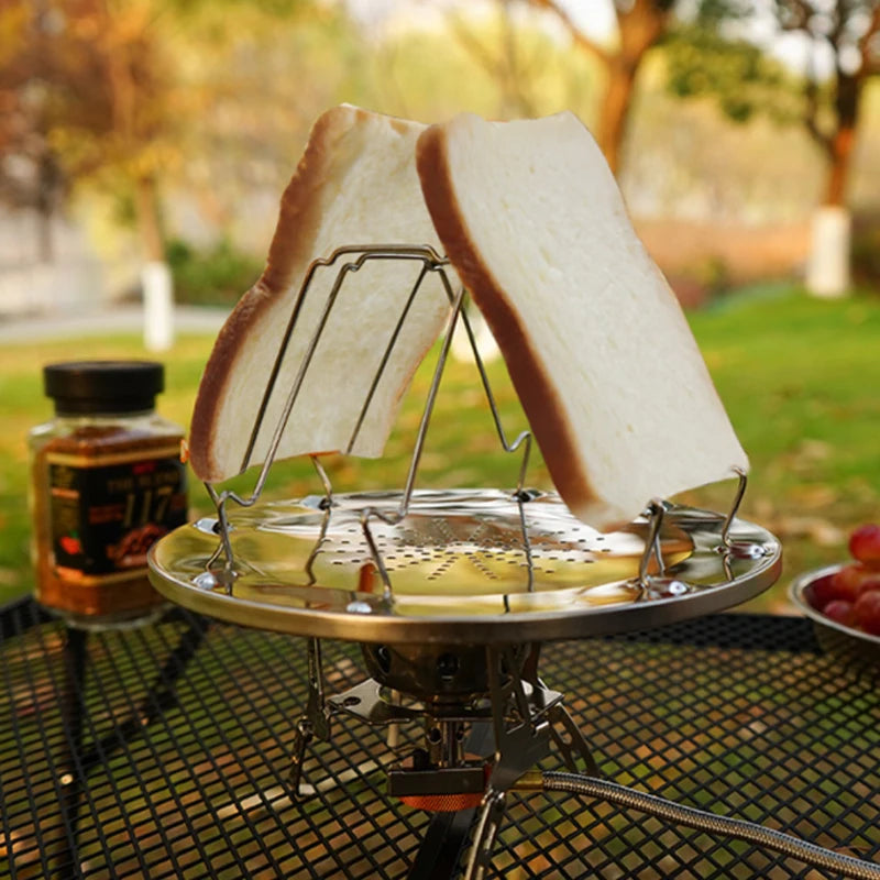 Upgrade Your Camping with Our Portable Stainless Steel Toast Rack - Multi-Purpose & Durable! - HMroll LLC