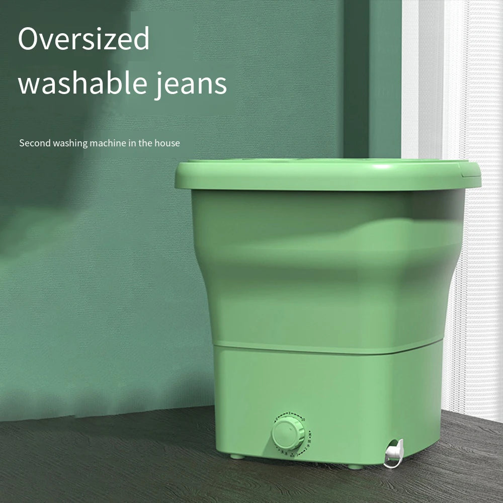 Large Portable Washing Machine Folding and Dryer Bucket for Clothes Socks Underwear Mini Washer - HMroll LLC