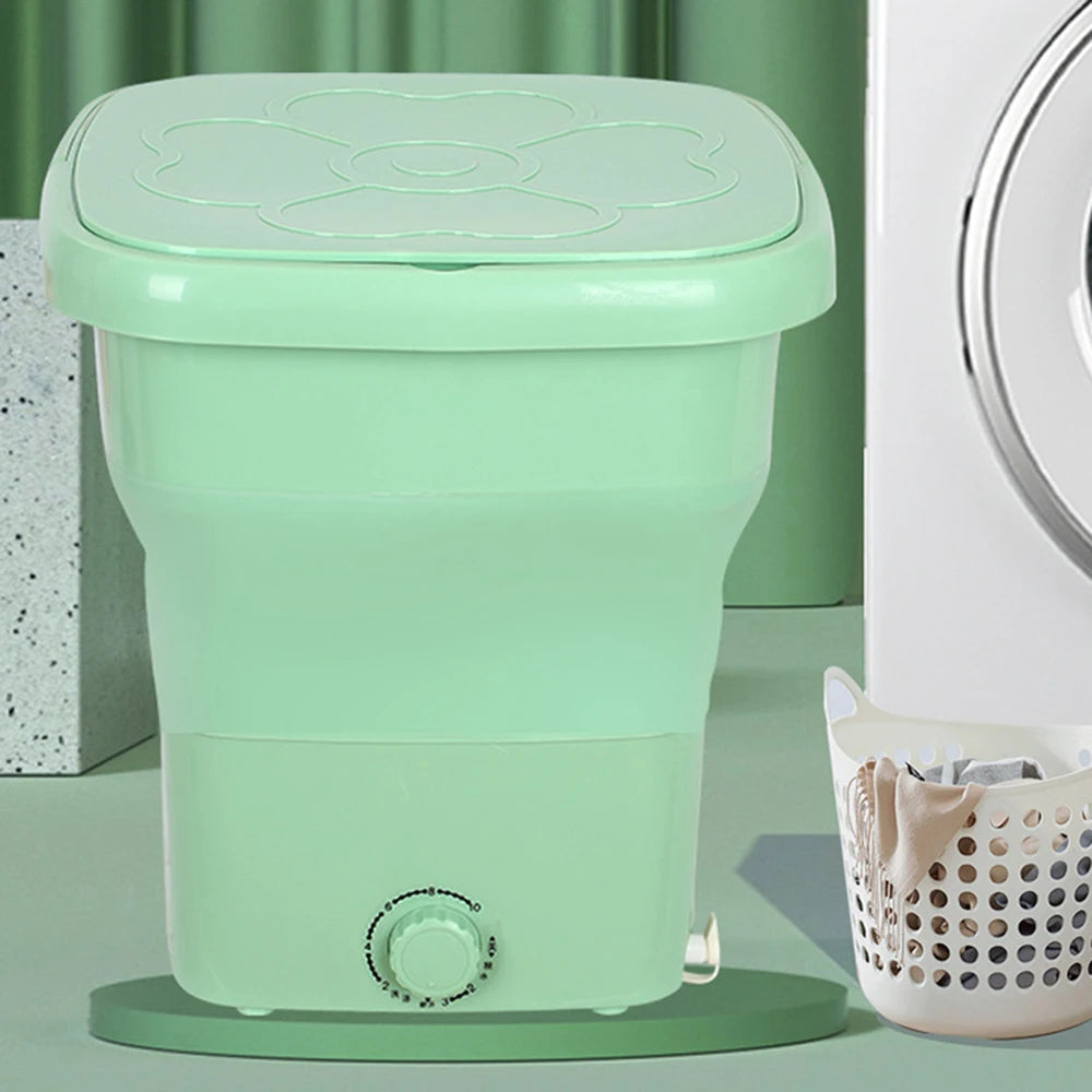 Large Portable Washing Machine Folding and Dryer Bucket for Clothes Socks Underwear Mini Washer - HMroll LLC
