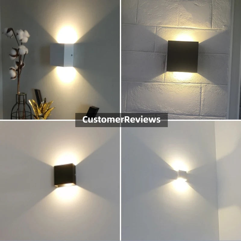 Up and Down LED Wall Lamp: Illuminate Your Space with Style! - HMroll LLC