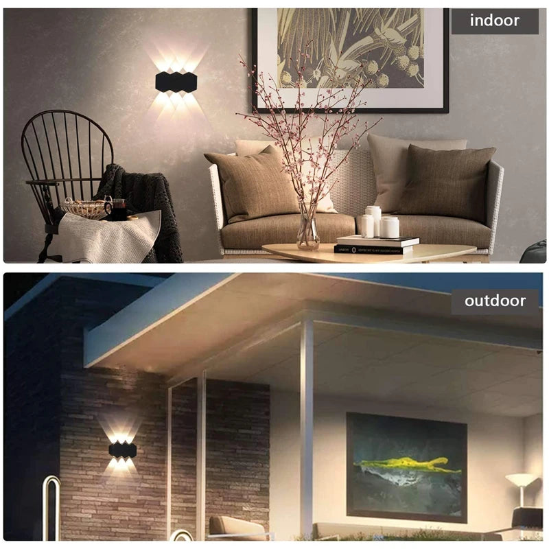 LED Wall Lamp Outdoor Waterproof IP65 - HMroll LLC