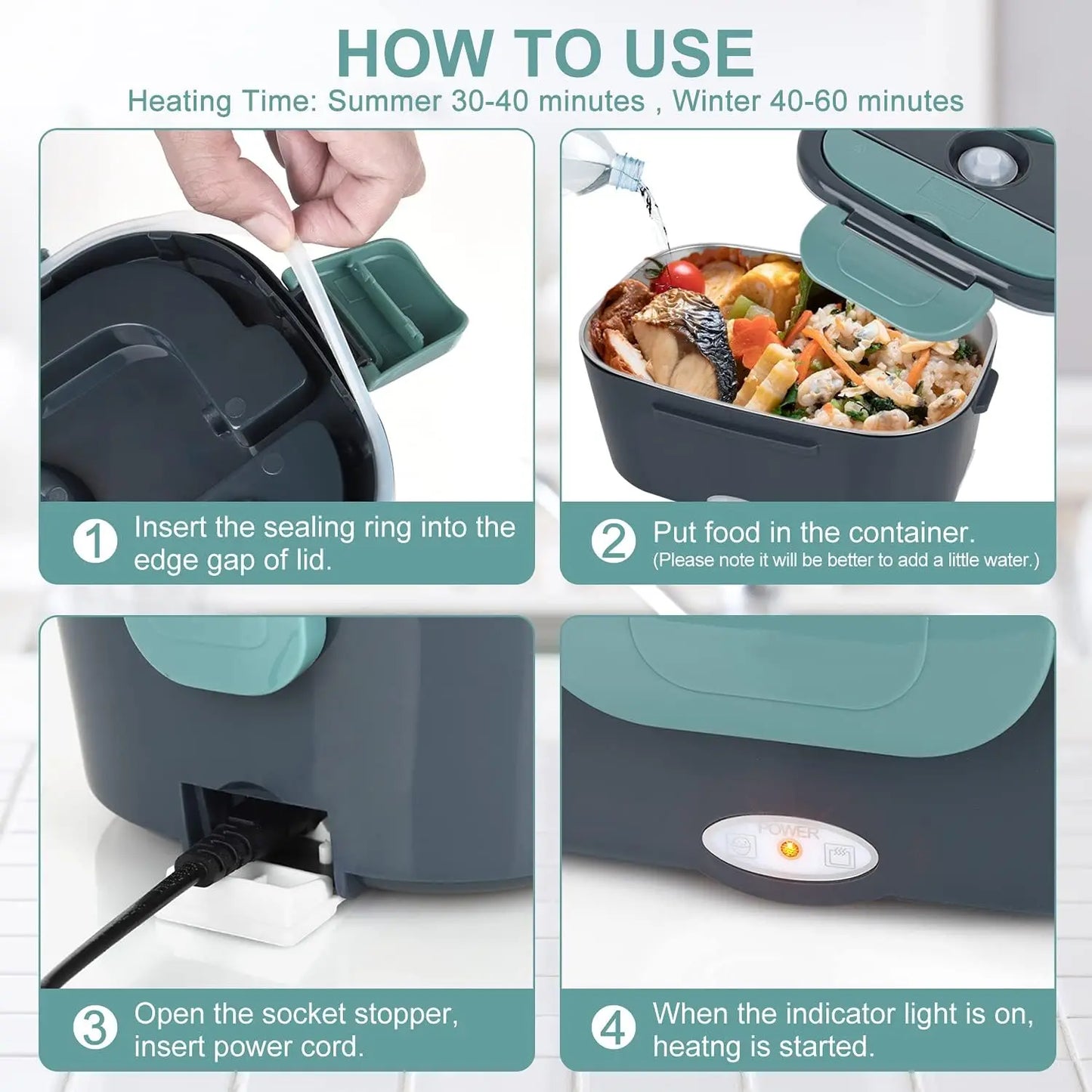Electric Lunch Box - HMroll LLC