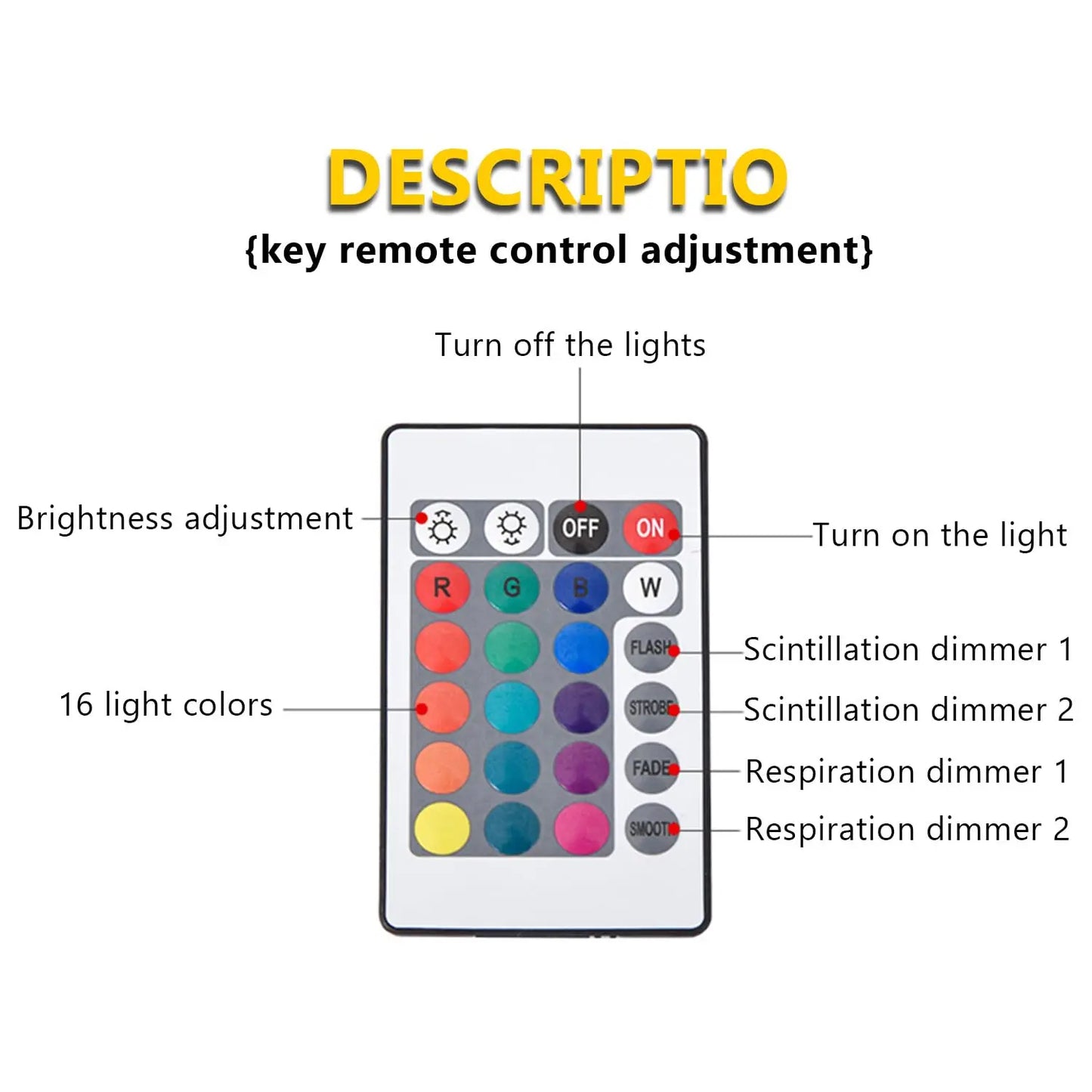 Ocean Wave Projector Light 16 Colors Midnight Aura Aurora Glow Lamp Home Office Bar Restaurant Underwater Projector Night Light - HMroll LLC