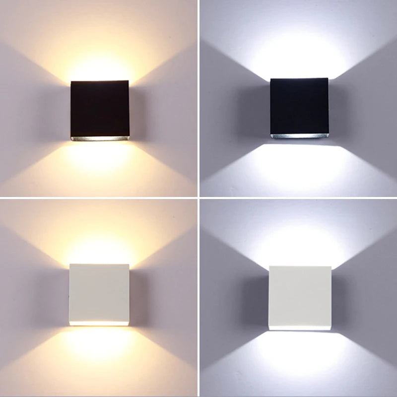 Up and Down LED Wall Lamp: Illuminate Your Space with Style! - HMroll LLC