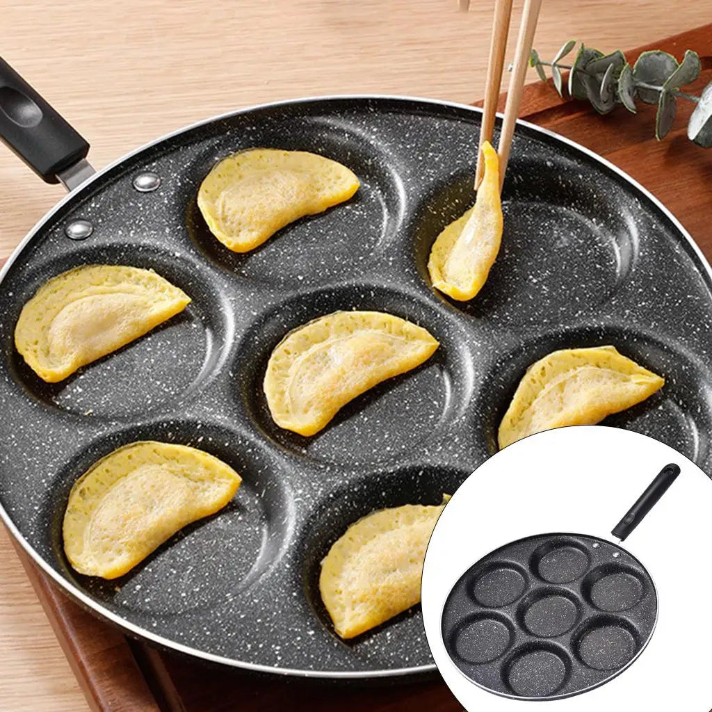 7-Hole Frying Pot Pan - HMroll LLC