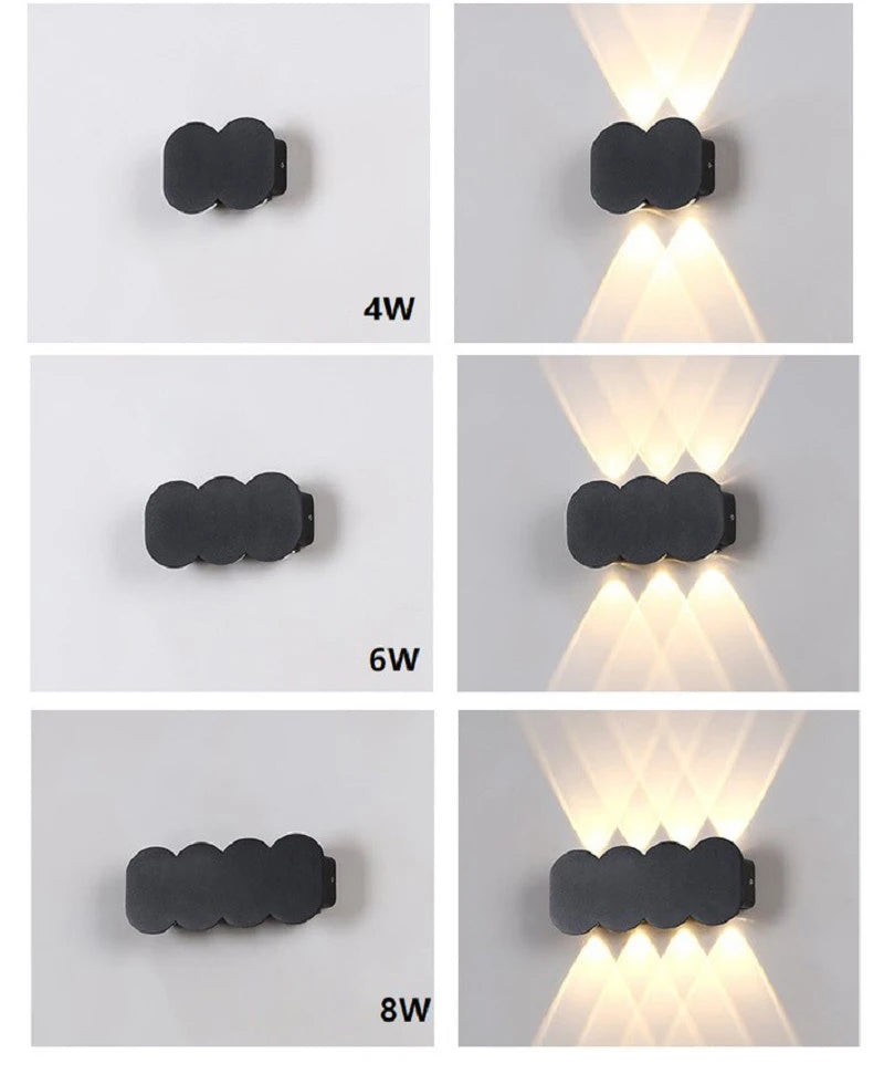 LED Wall Lamp Outdoor Waterproof IP65 - HMroll LLC