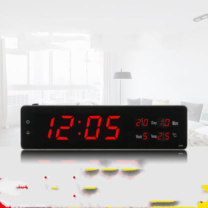 Electronic Wall Clock Room Bedside Big Digital Living Room Alarm Clock