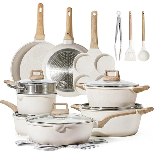 CAROTE 21-Piece Nonstick Cookware Set