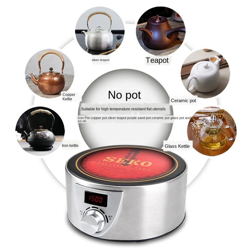 Revolutionize Your Tea Experience: Q9 Smart Tea Stove - Perfect for Travel! - HMroll LLC