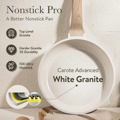 CAROTE 21-Piece Nonstick Cookware Set - HMroll LLC