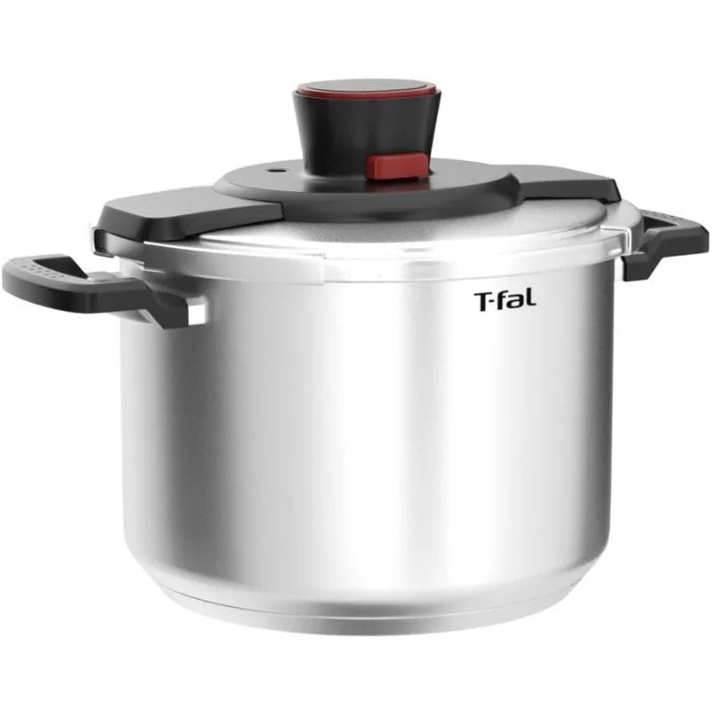 T-fal Clipso Stainless Steel Pressure Cooker (8 Quart): Elevate Your Cooking Game! - HMroll LLC