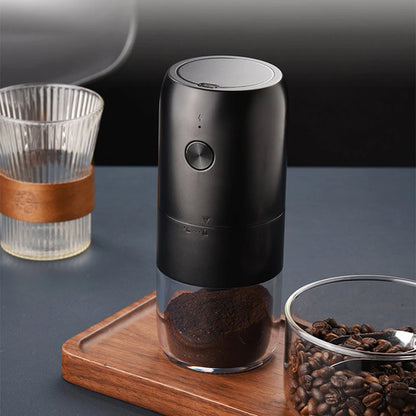 Wireless Electric Coffee Grinder Machine Type-C Charging Portable Coffee Bean Mill Coarse Grains Spice Herb Crusher Kitchen Tool - HMroll LLC