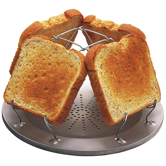 Upgrade Your Camping with Our Portable Stainless Steel Toast Rack - Multi-Purpose & Durable!