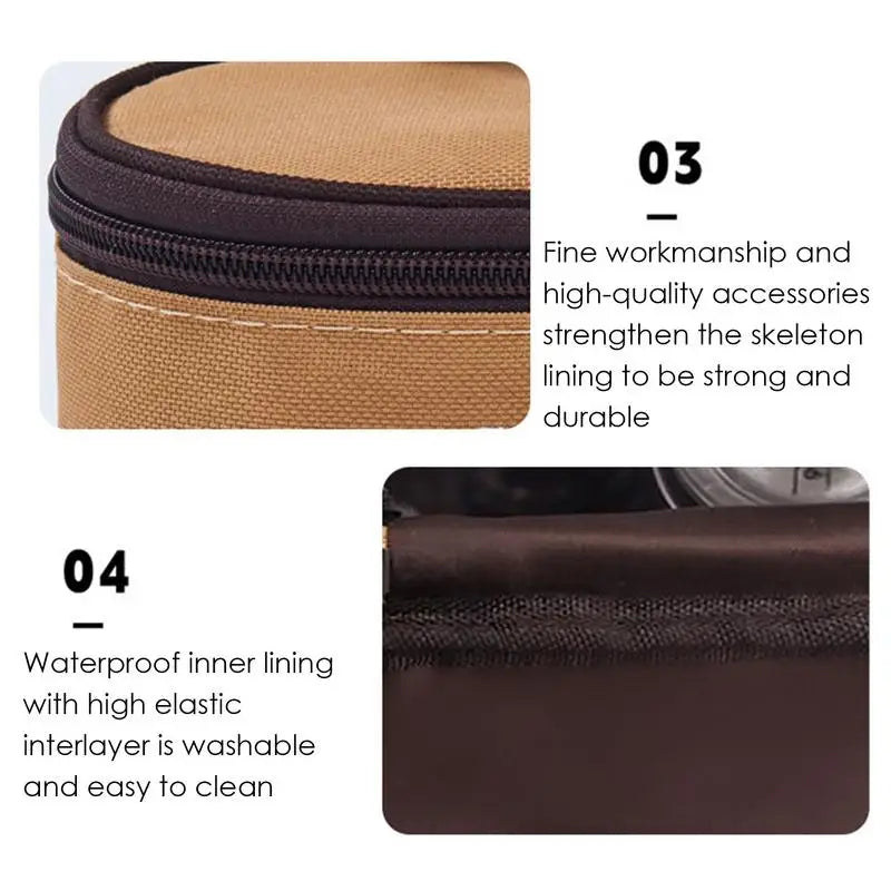 Outdoor Spice Shaker Seasoning Dispenser Containers Camping Seasoning Bottle Camping Spice Kit Set with Convenient Storage Bag - HMroll LLC