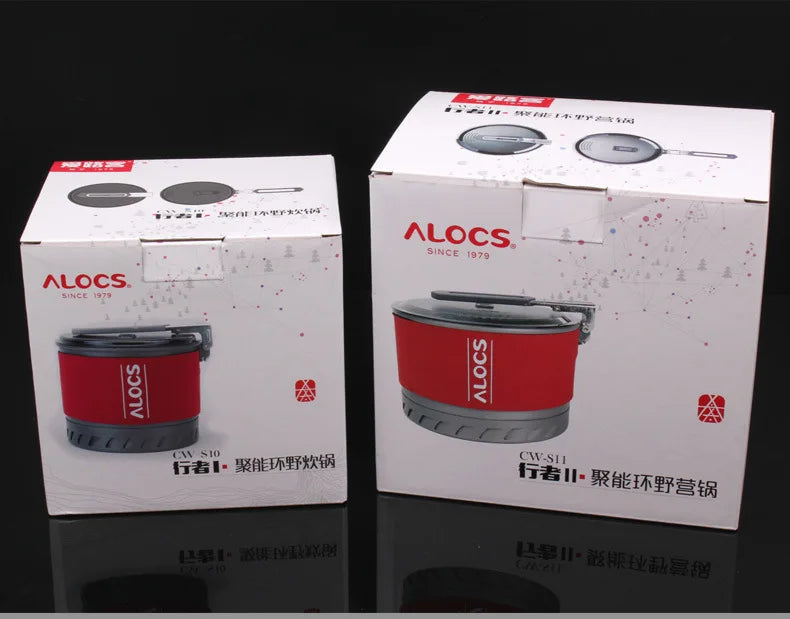 CW-S10 Outdoor Heat Exchange Camping Cooking Pot: Your Ultimate Dual-Purpose Cookware Companion! - HMroll LLC