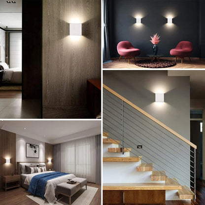 Up and Down LED Wall Lamp: Illuminate Your Space with Style! - HMroll LLC