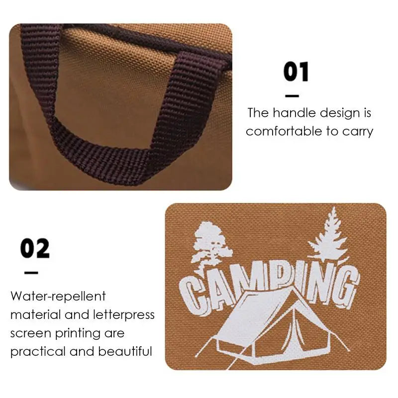 Outdoor Spice Shaker Seasoning Dispenser Containers Camping Seasoning Bottle Camping Spice Kit Set with Convenient Storage Bag - HMroll LLC