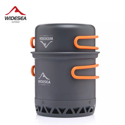 Widesea Camping Cookware Set is designed for outdoor enthusiasts who love cooking while on the go